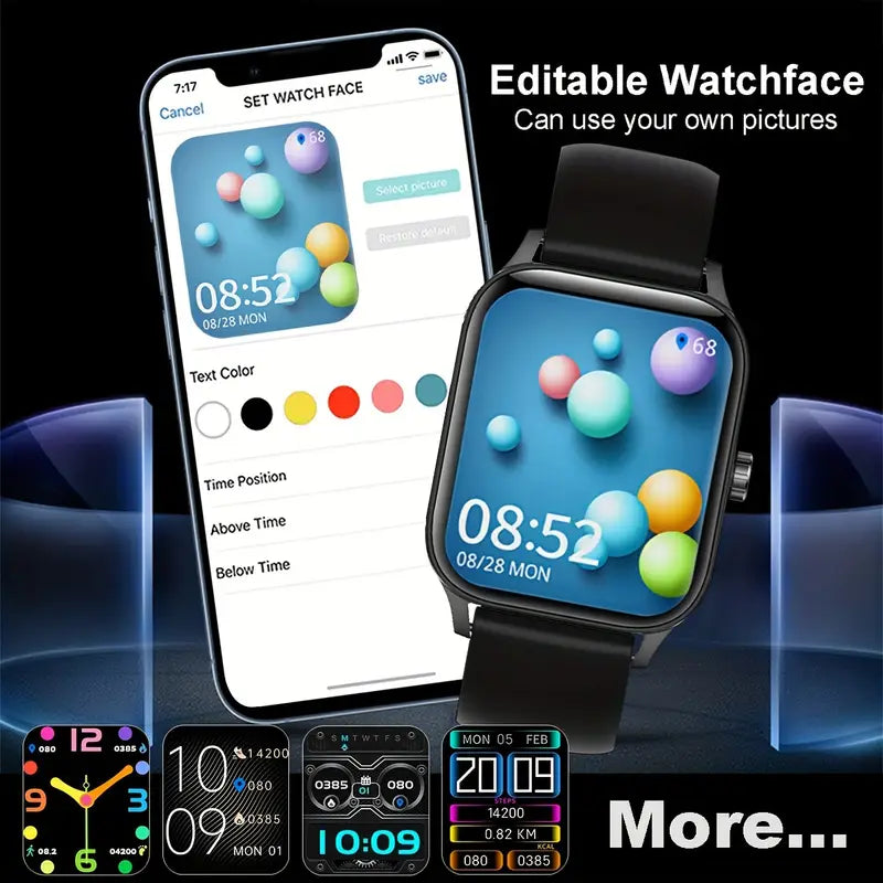 COIUSOR 4.7cm Stylish Smartwatch