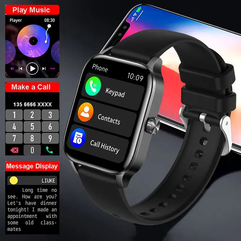 COIUSOR 4.7cm Stylish Smartwatch